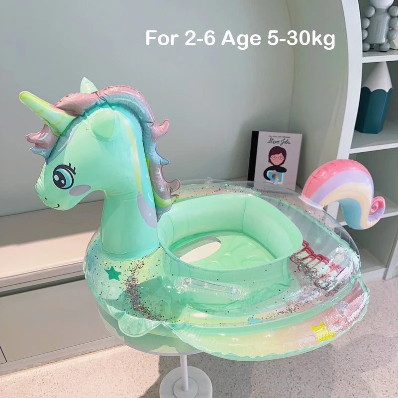 Anello Gonfiabile Unicornio e Cigno - Gioco Acquatico per Bambini e Adulti 🦄🦢