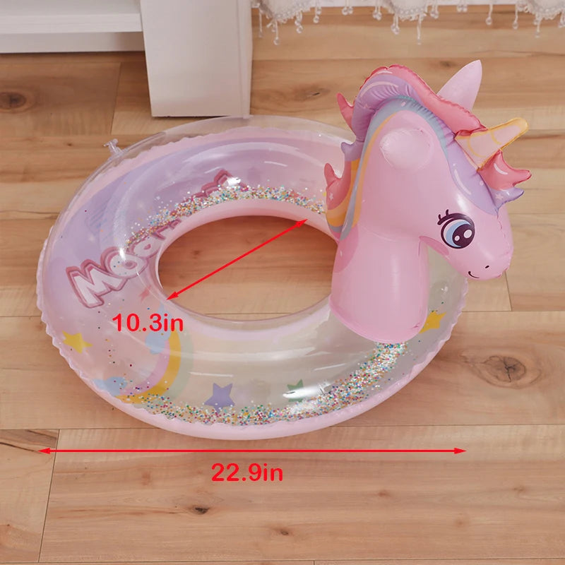 Anello Gonfiabile Unicornio e Cigno - Gioco Acquatico per Bambini e Adulti 🦄🦢