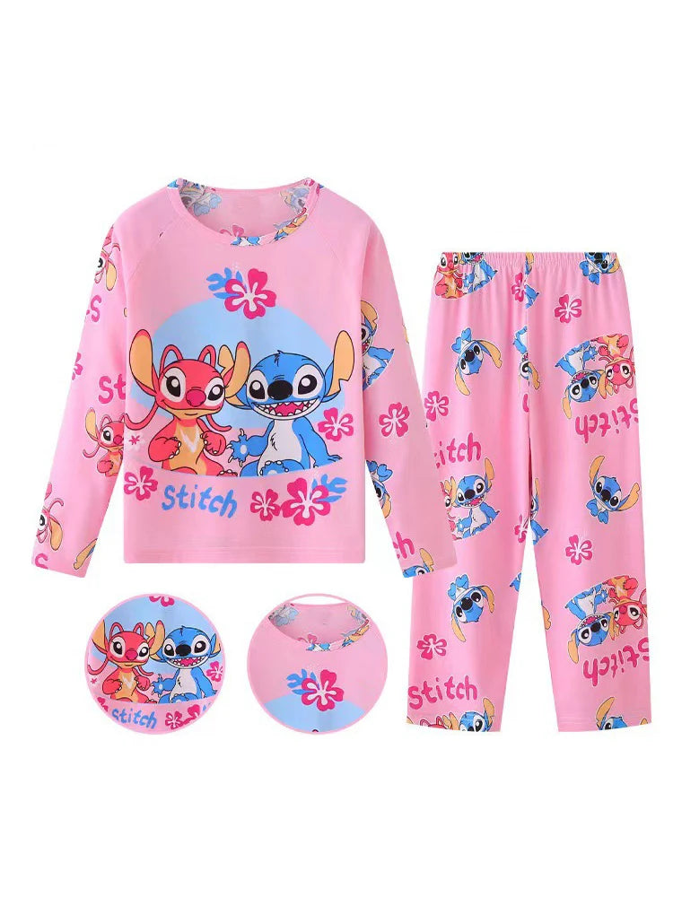 🛸💤 Set Pigiama Bambini Stitch &amp; Angel – Avventure Stellari per la Buonanotte! 💫🌙