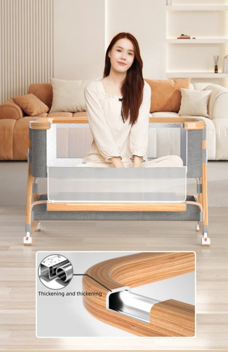 🍼🛏️ Culla Multifunzionale Pieghevole – Comfort e Sicurezza per il Tuo Bebè! 🛏️🍼