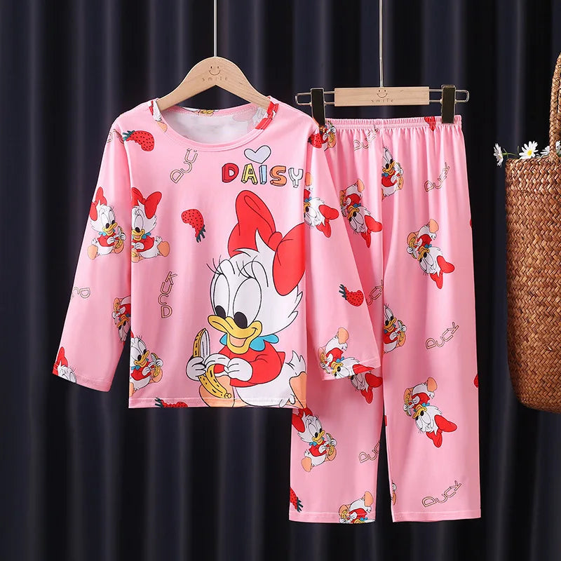 🌙🎀 Pigiama Bambina Disney – Elsa, Minnie &amp; Sirenetta per Sogni da Favola! 🧜♀️❄️