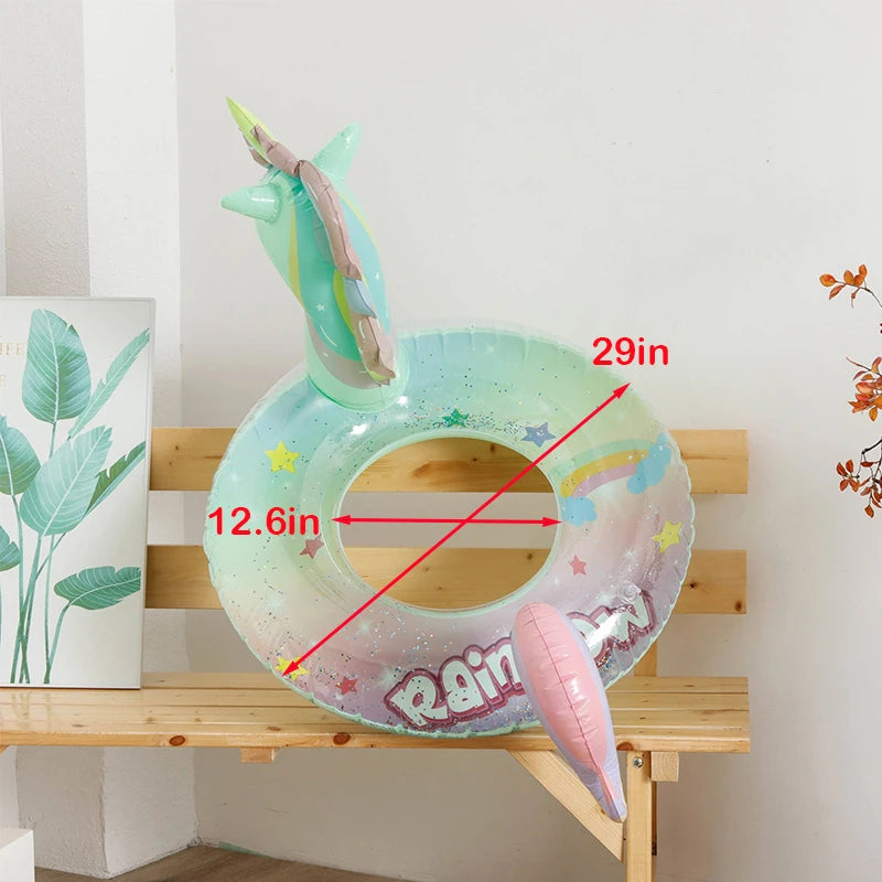 Anello Gonfiabile Unicornio e Cigno - Gioco Acquatico per Bambini e Adulti 🦄🦢