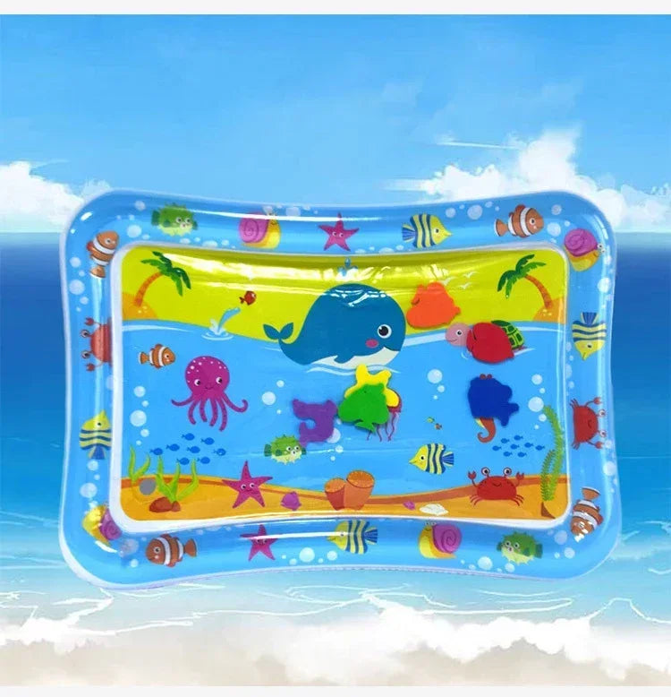 🌊🐠 Tappetino Acquatico Gonfiabile – Divertimento e Sviluppo Sensoriale per il tuo Bebè! 🐠🌊