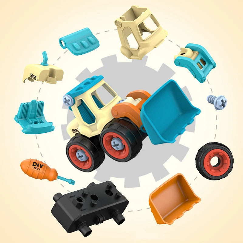 🔧🚜 Camion da Costruzione Smontabile – Divertimento e Apprendimento! 🚜🔧