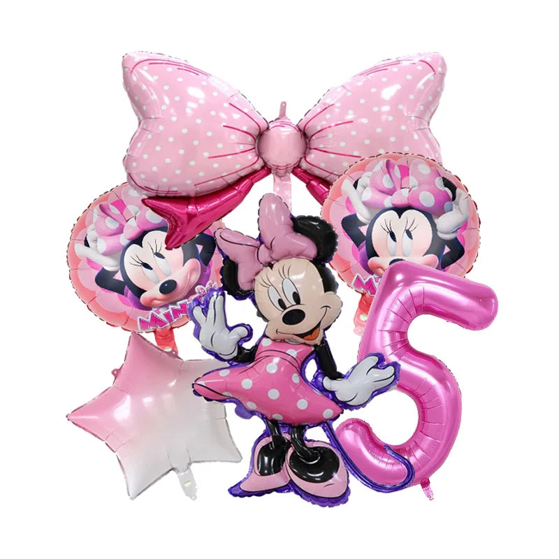 🎀 Decorazioni per Festa di Compleanno Minnie Mouse – Kit Tavola Usa e Getta per Bambine 🎀