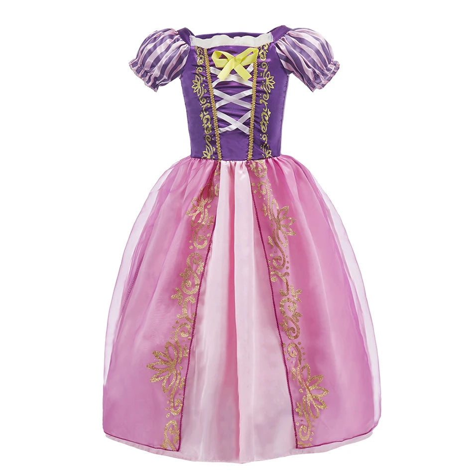 Abito da principessa ispirato ai personaggi di Rapunzel, Cenerentola e Belle