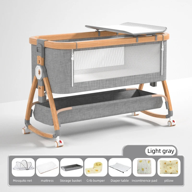 🍼🛏️ Culla Multifunzionale Pieghevole – Comfort e Sicurezza per il Tuo Bebè! 🛏️🍼