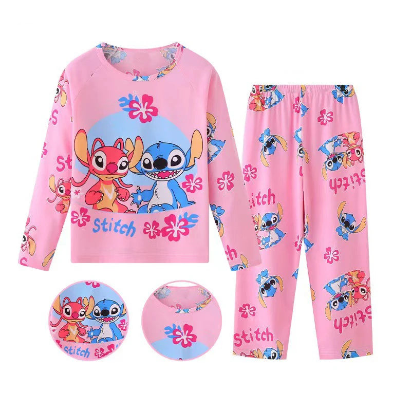 🛸💤 Set Pigiama Bambini Stitch &amp; Angel – Avventure Stellari per la Buonanotte! 💫🌙