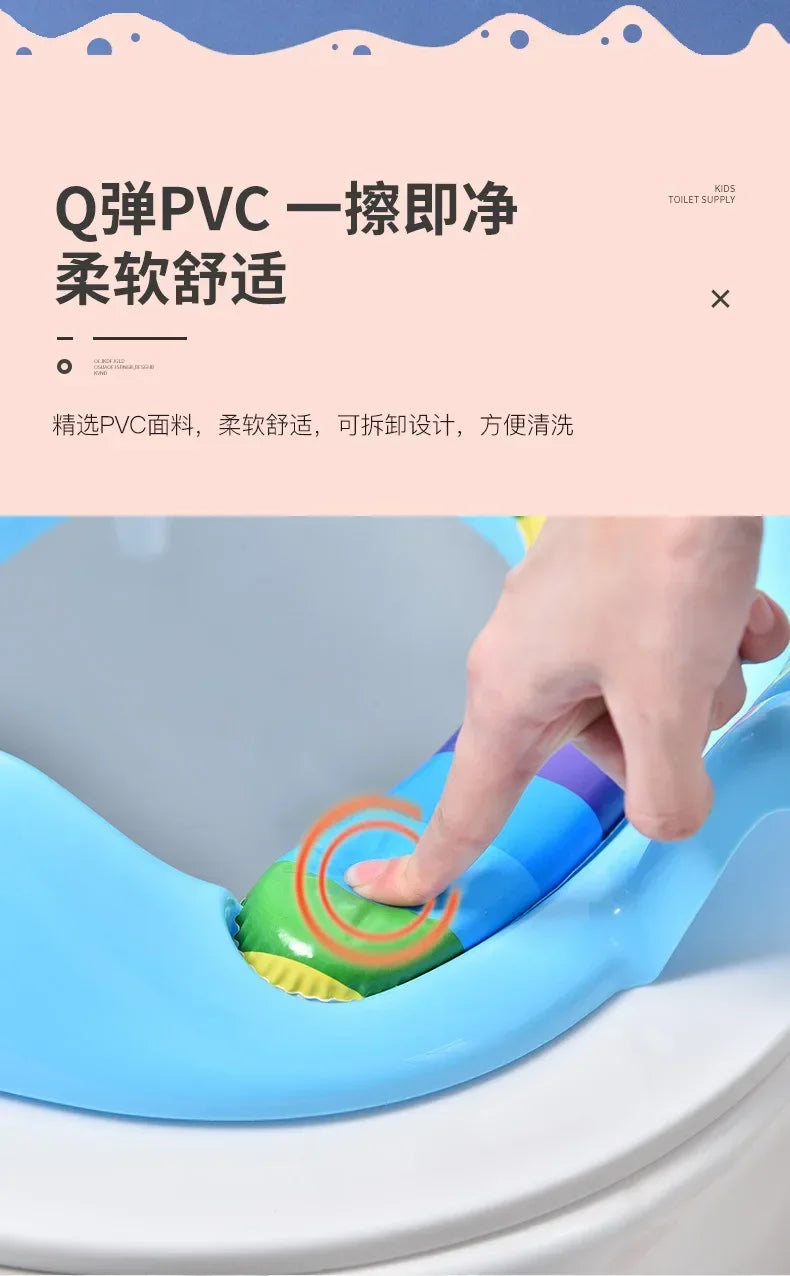 🚽Riduttore WC per Bambini con Scaletta – Comfort e Divertimento per il Tuo Piccolo! 🚽