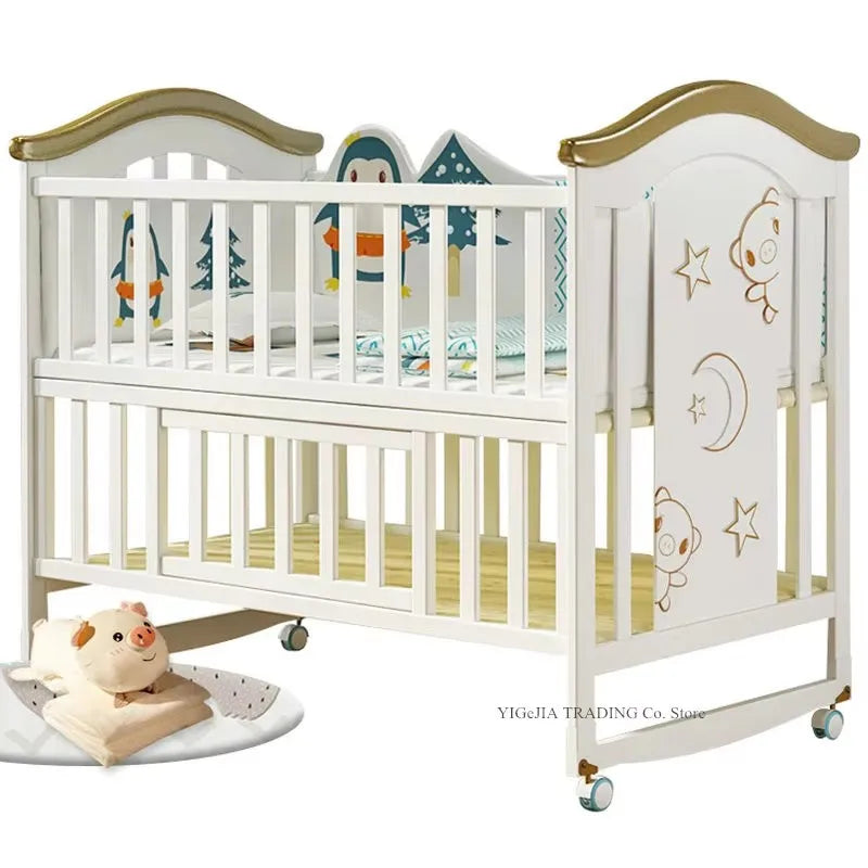 🌿👶 Culla in Legno Multifunzionale – Dolce Nanna in Sicurezza! 👶🌿