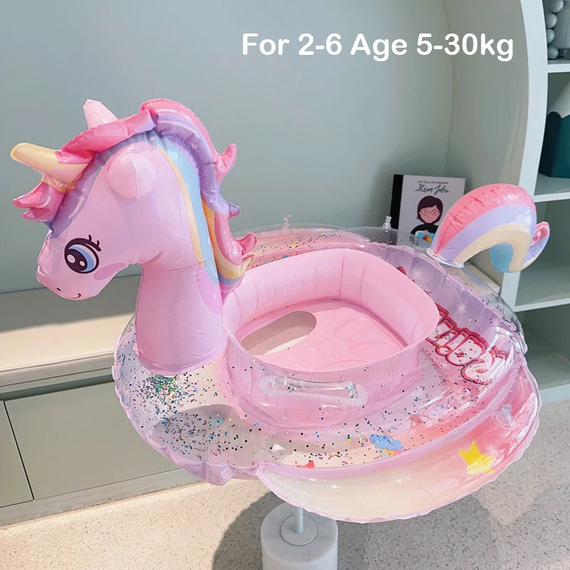 Anello Gonfiabile Unicornio e Cigno - Gioco Acquatico per Bambini e Adulti 🦄🦢