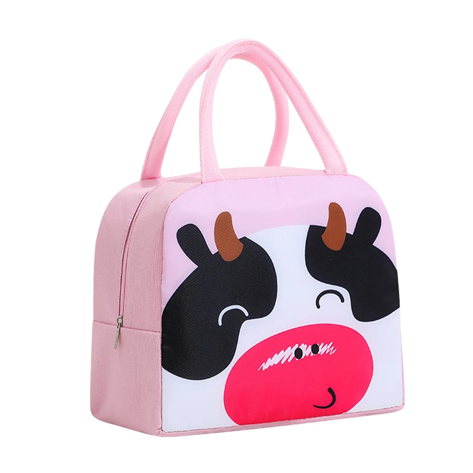 Borsa per il Pranzo Carina con Motivo Cartoon - Borsa Termica Insulata per Bambini