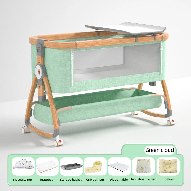 🍼🛏️ Culla Multifunzionale Pieghevole – Comfort e Sicurezza per il Tuo Bebè! 🛏️🍼