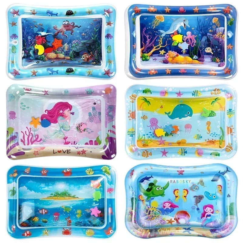 🌊🐠 Tappetino Acquatico Gonfiabile – Divertimento e Sviluppo Sensoriale per il tuo Bebè! 🐠🌊