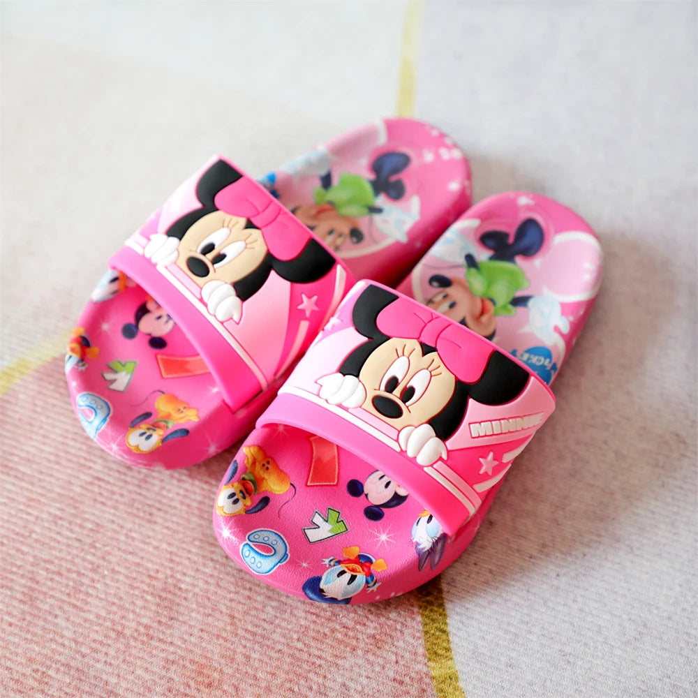 ☀️ Sandali Estivi Disney Minnie – Antiscivolo, Colorati e Super Comodi per Bambini ☀️
