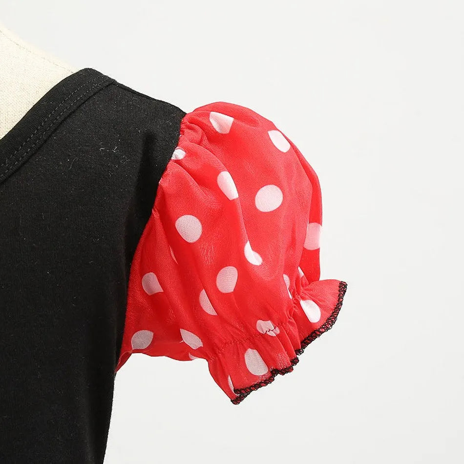 🎀🐭 Vestito Tutù Bimba – Minnie & Mickey per Piccole Stelle del Party! 🌟