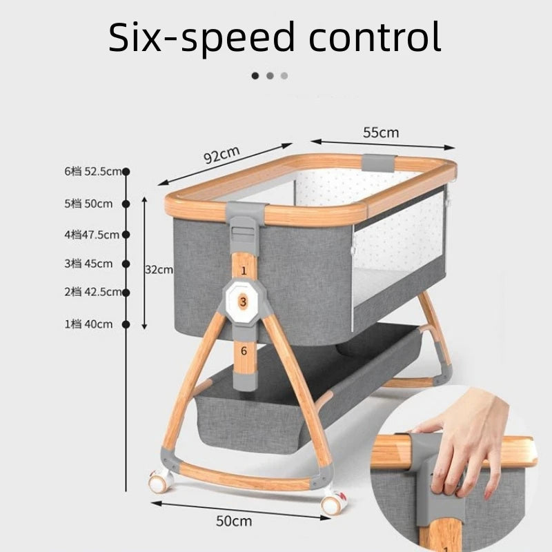 🍼🛏️ Culla Multifunzionale Pieghevole – Comfort e Sicurezza per il Tuo Bebè! 🛏️🍼