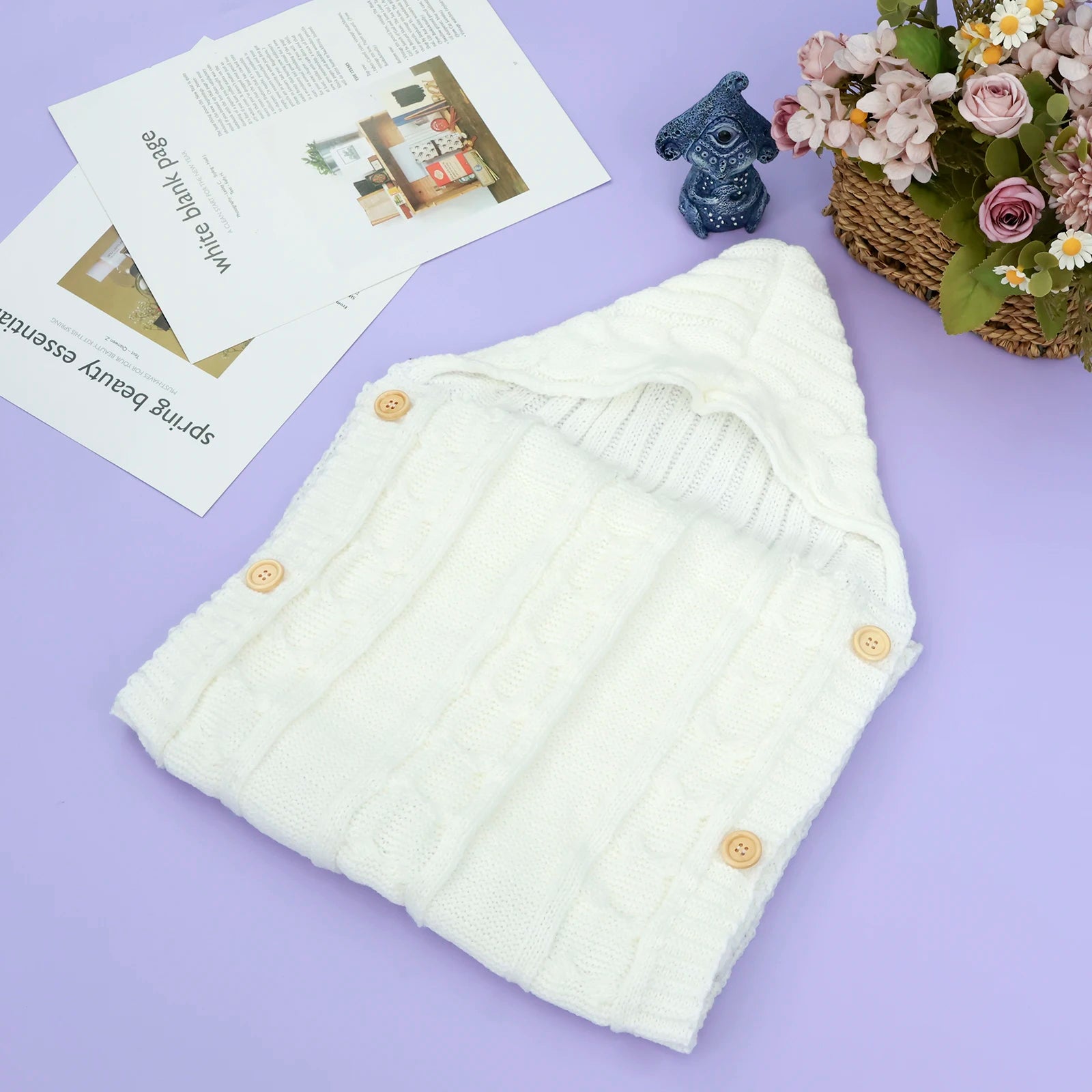 🍼💤 Morbida Coperta Fascia per Neonati – Comfort e Calore in Ogni Stagione! 💤🍼