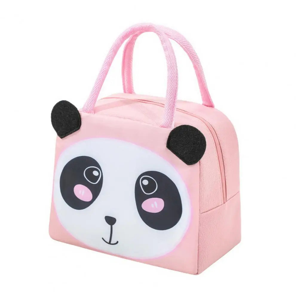 Borsa per il Pranzo Carina con Motivo Cartoon - Borsa Termica Insulata per Bambini