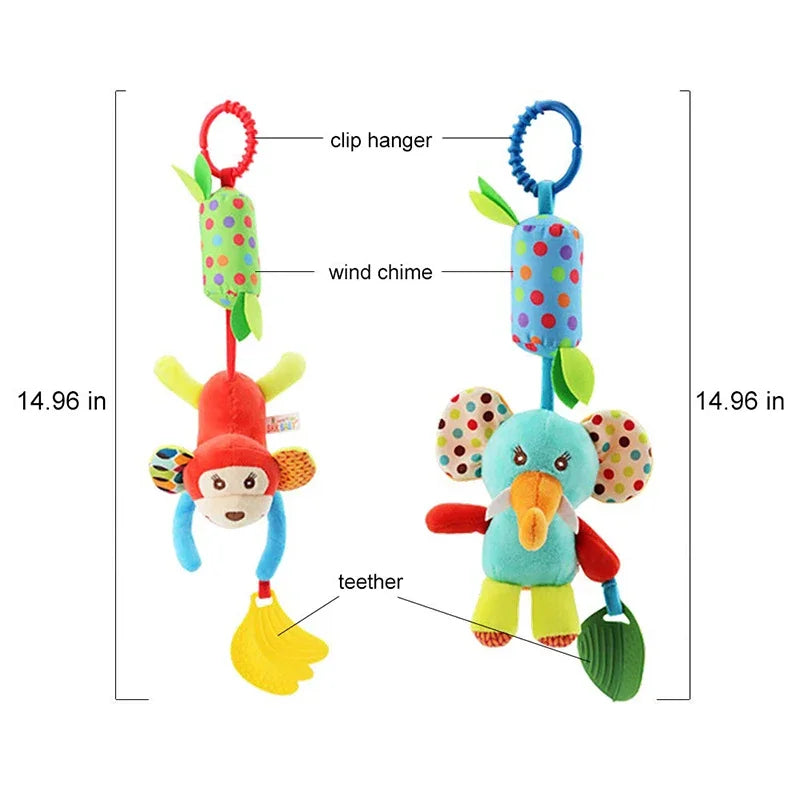 Giocattolo Appeso per Lettino Neonati – Giochi a Spirale per Passeggino, Lettino e Culla, Giocattolo Morbido e Colorato per Neonati