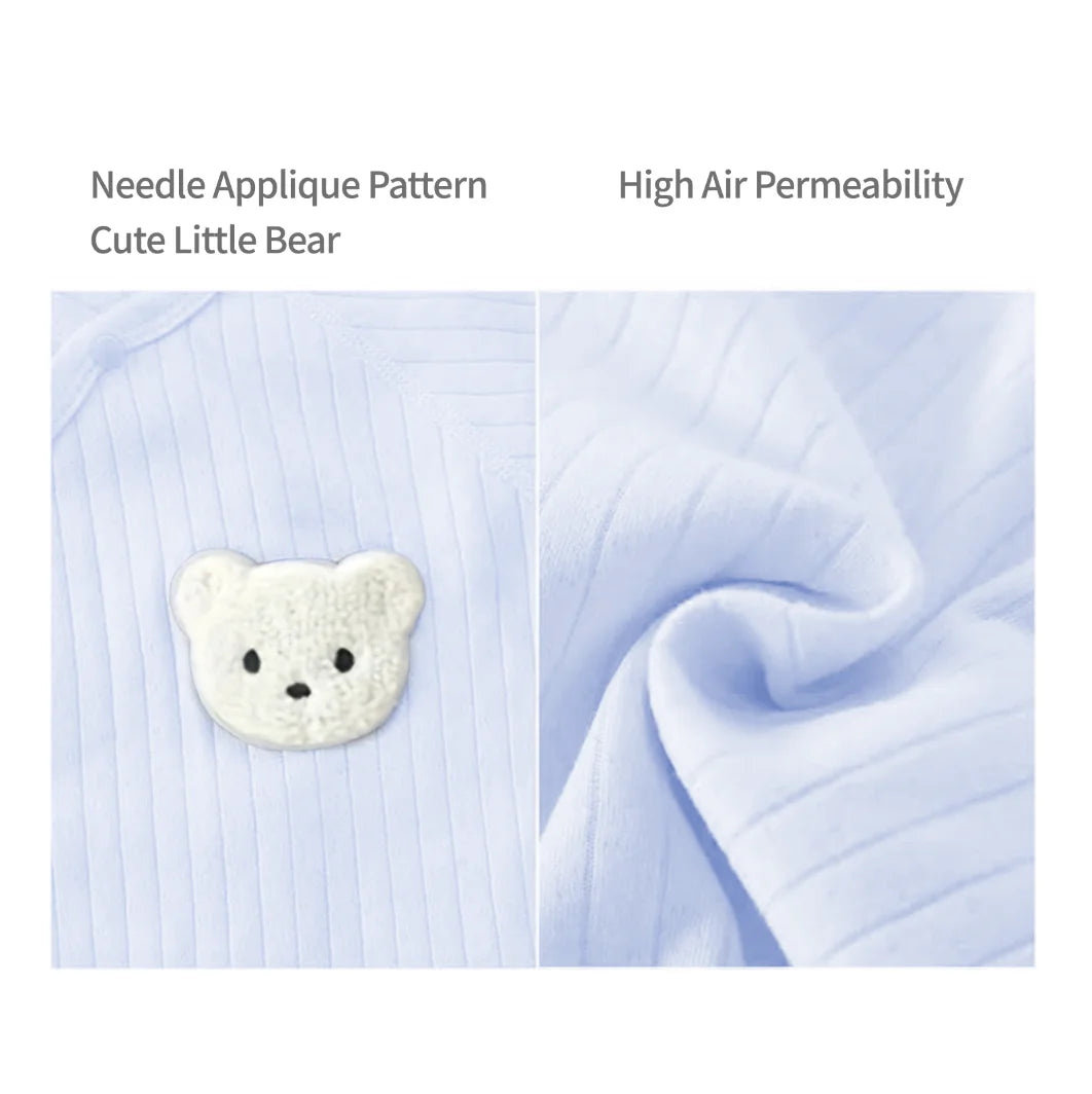 Body Neonato Bambino/a con Motivo Animale – Tuta in Cotone Invernale per Neonati 0-6M, Abbigliamento Caldo per Casa e All'aperto