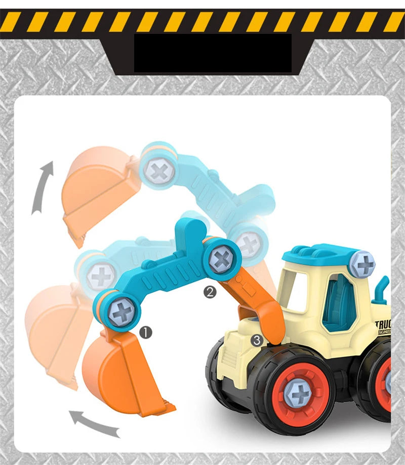 🔧🚜 Camion da Costruzione Smontabile – Divertimento e Apprendimento! 🚜🔧