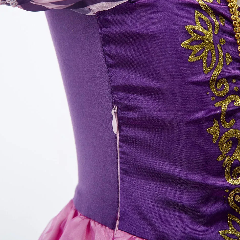 Abito da principessa ispirato ai personaggi di Rapunzel, Cenerentola e Belle