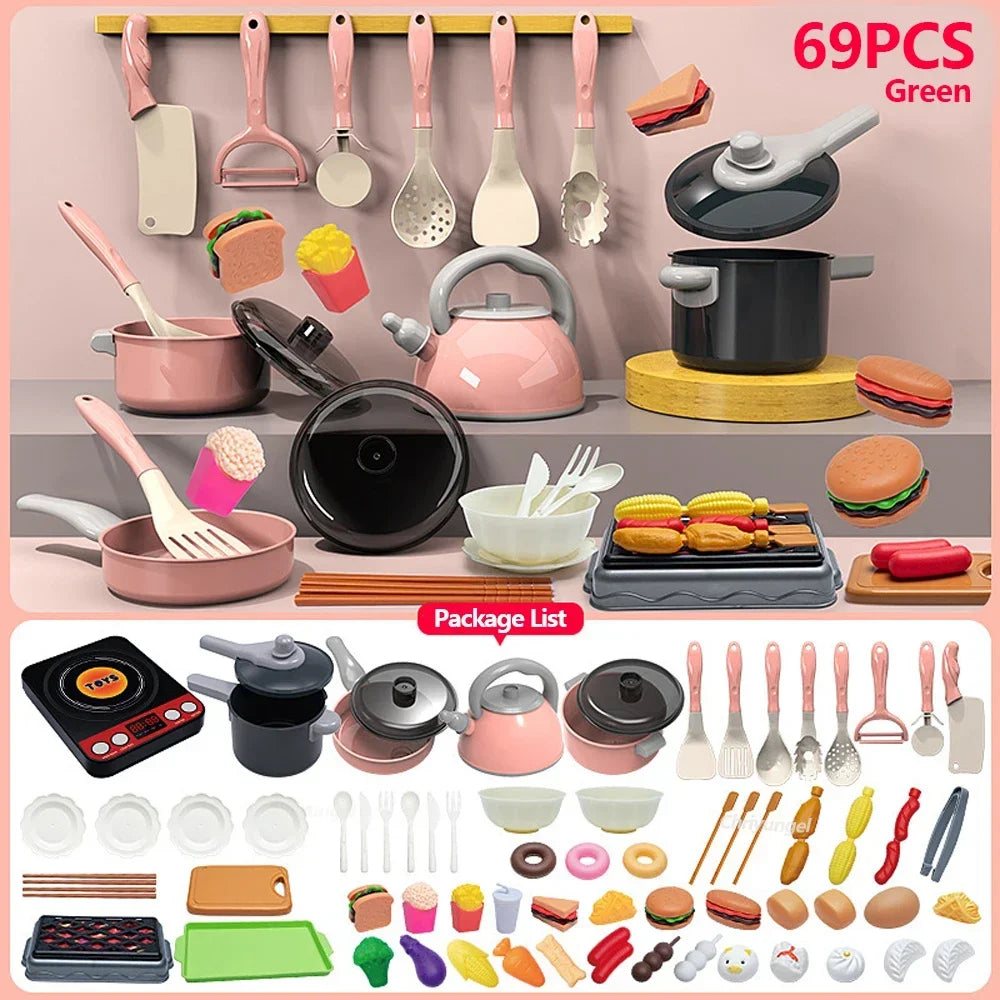 🍳 Set Cucina Giocattolo – 92/69/59 Pezzi per Piccoli Chef! 🥕🍽️