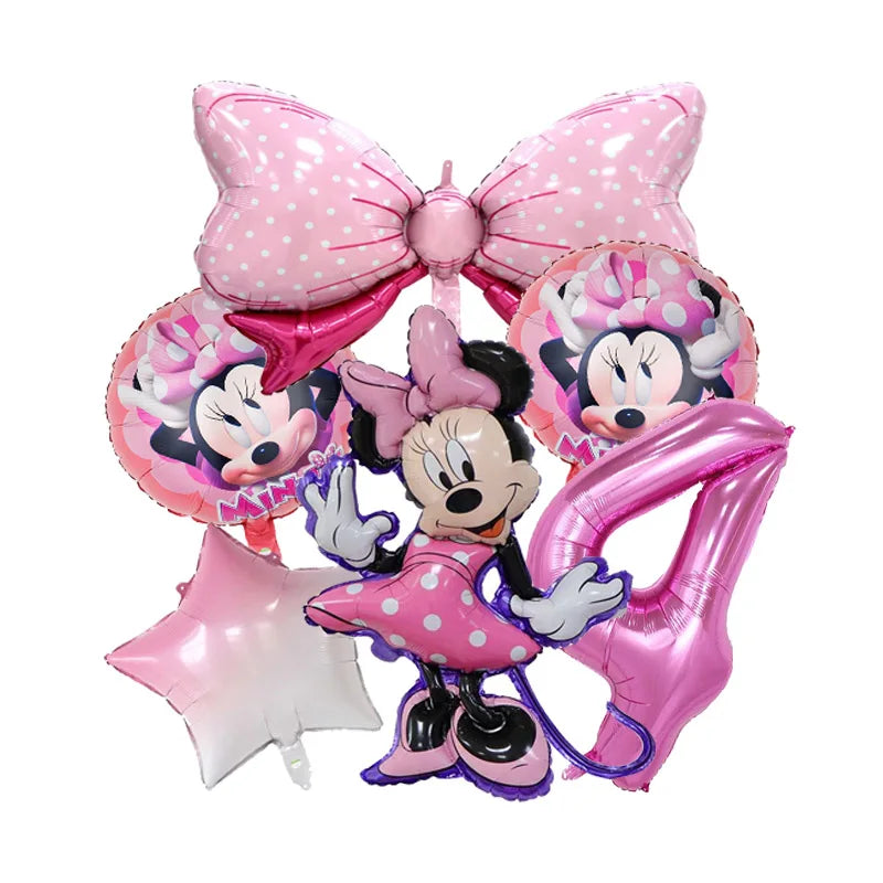 🎀 Decorazioni per Festa di Compleanno Minnie Mouse – Kit Tavola Usa e Getta per Bambine 🎀