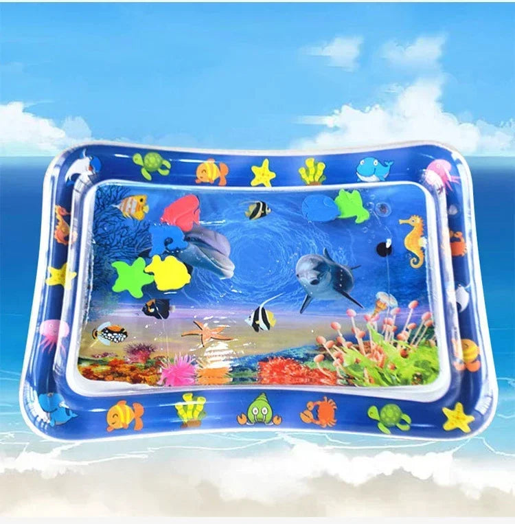🌊🐠 Tappetino Acquatico Gonfiabile – Divertimento e Sviluppo Sensoriale per il tuo Bebè! 🐠🌊