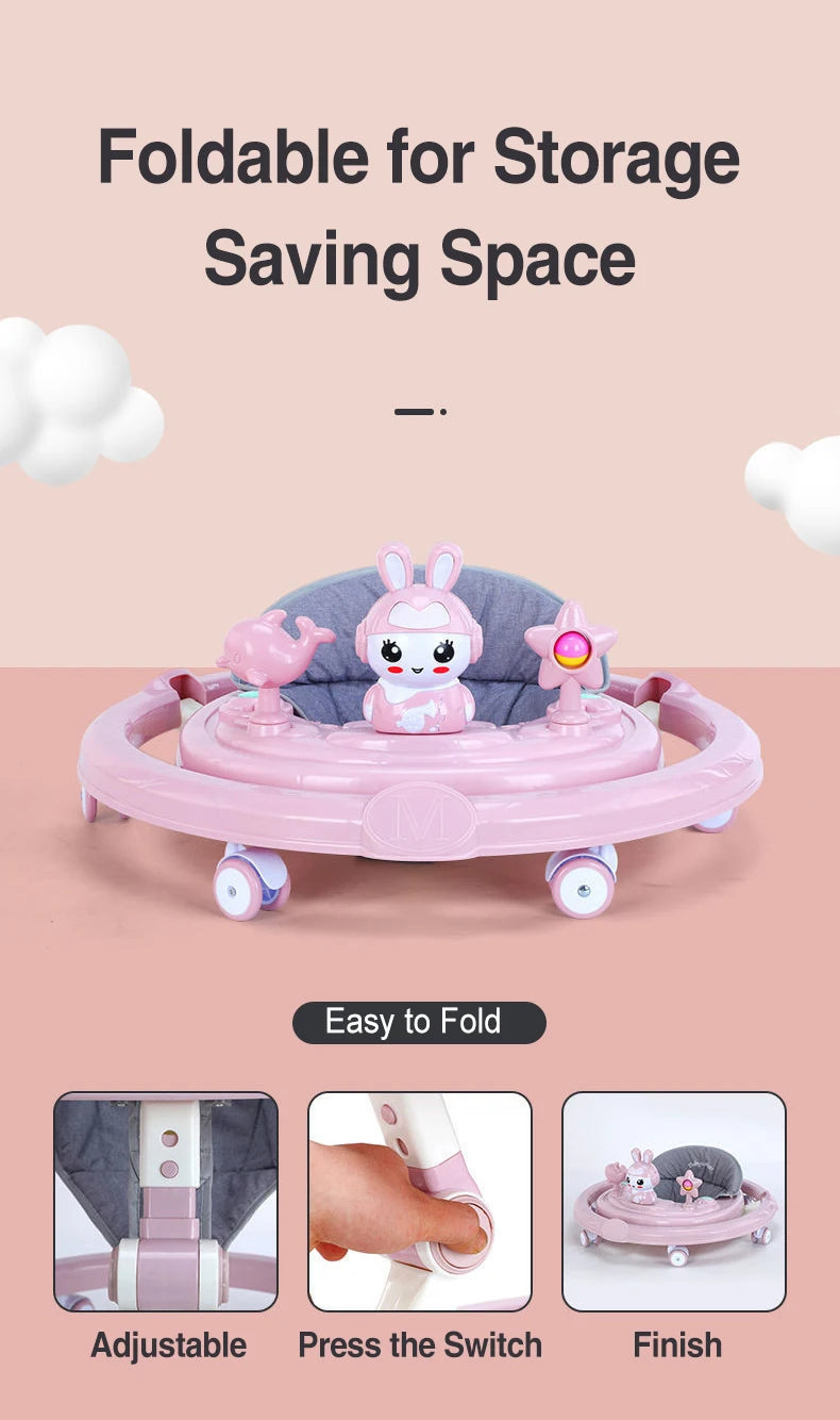 🚼🎶 Girello Musicale  – Sicurezza e Divertimento per il tuo Bebè! 🎶🚼