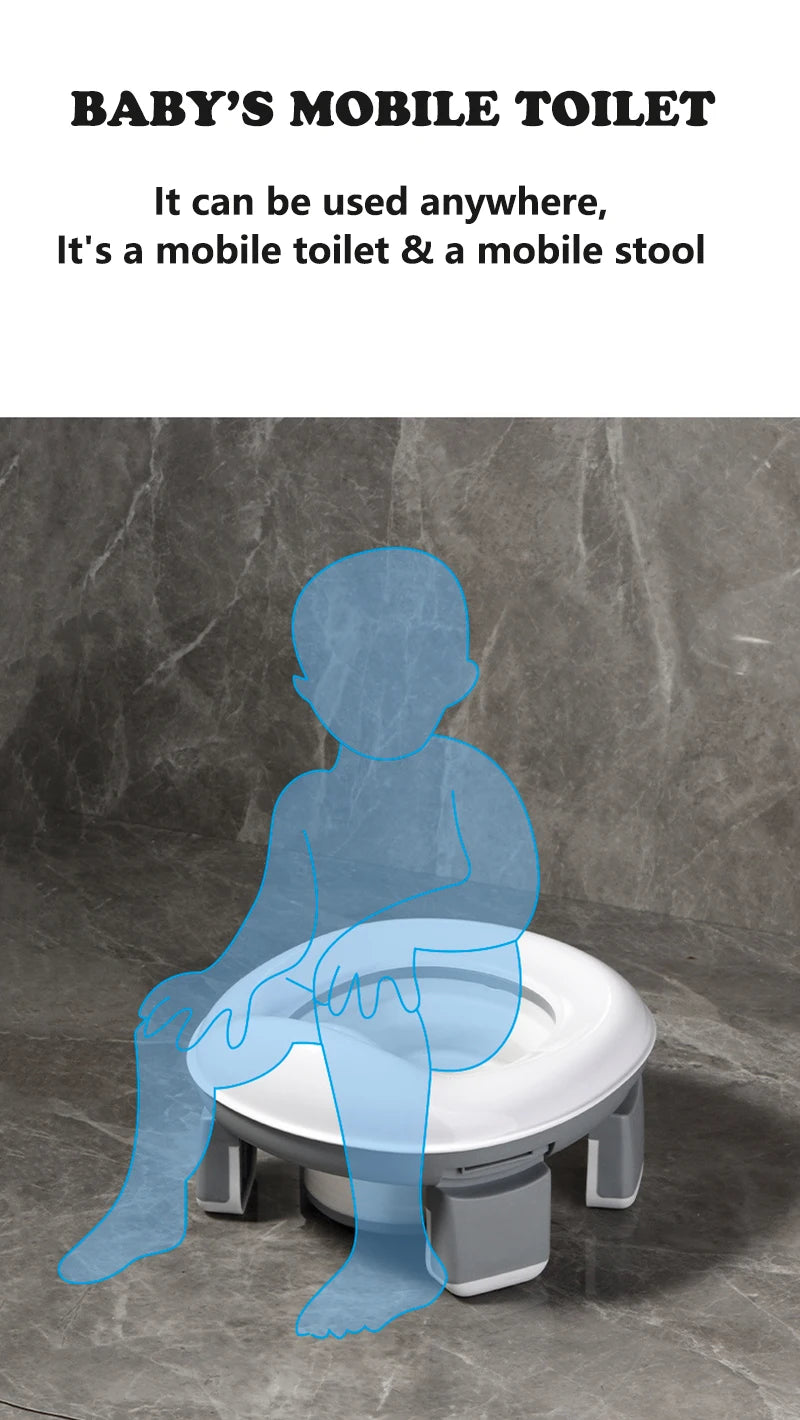 🚼✨ Vasino Portatile in Silicone 3 in 1 – Il Compagno Perfetto per il Tuo Bambino in Viaggio! ✨🚼