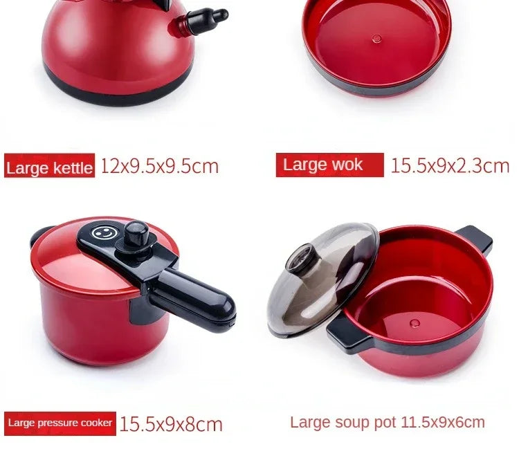 Set di Giocattoli da Cucina per Bambini – Gioco di Simulazione con Frutta e Accessori da Cucina! 🍎🍴