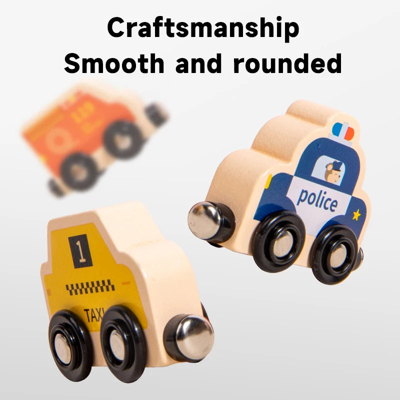 🚂 Treno Magnetico Montessori in Legno – Gioco Educativo per Piccoli Esploratori! 🎨🔢