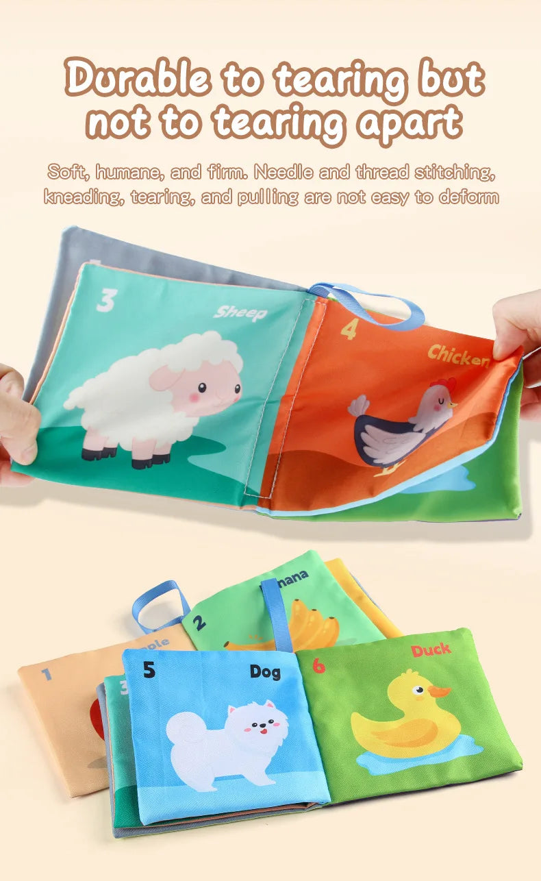 📚👶 Libri Sensoriali Morbidi Montessori – Scopri il Mondo con il Tocco! 👶📚