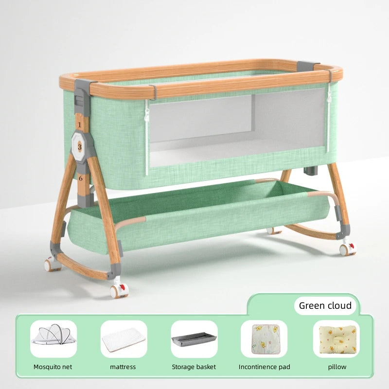 🍼🛏️ Culla Multifunzionale Pieghevole – Comfort e Sicurezza per il Tuo Bebè! 🛏️🍼