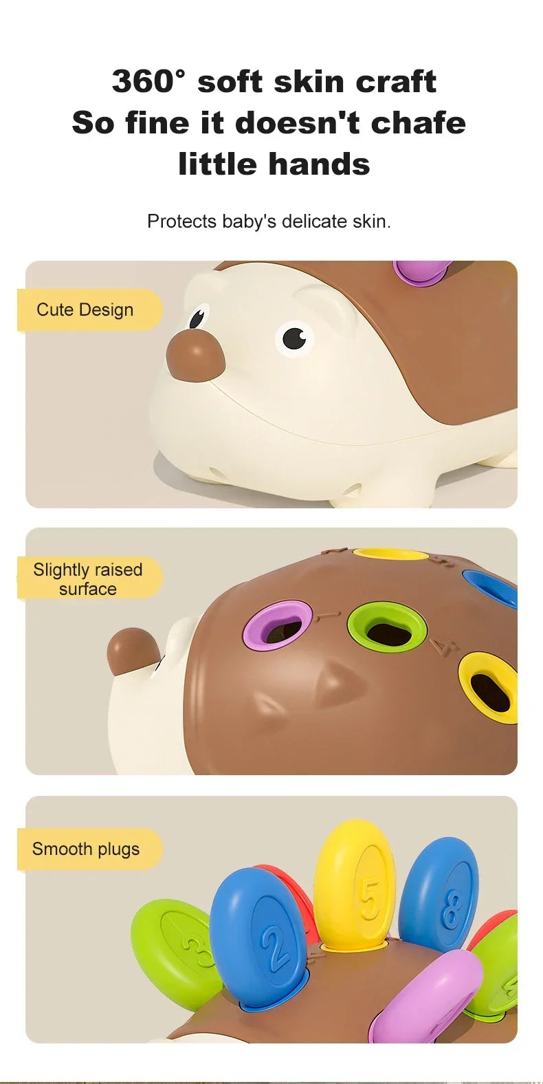 🦔✨ Riccio Montessori – Gioco Educativo per lo Sviluppo Motorio! ✨🦔