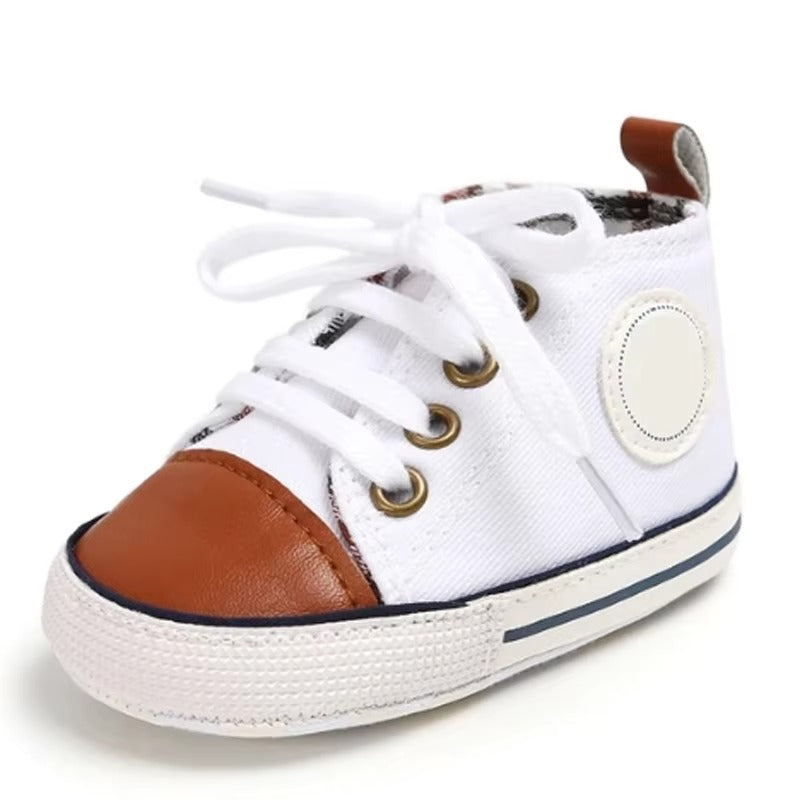 Scarpe per Neonato – Sneakers in Tela Classiche per i Primi Passi