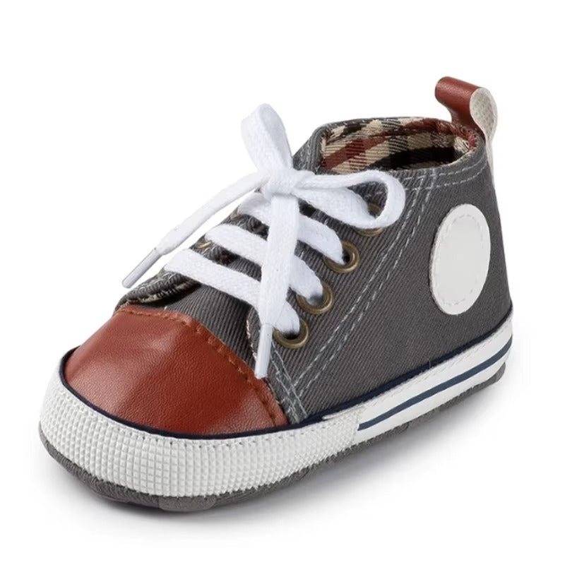 Scarpe per Neonato – Sneakers in Tela Classiche per i Primi Passi