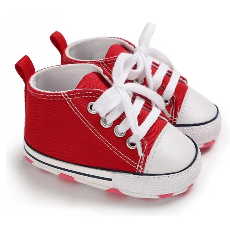 Scarpe per Neonato – Sneakers in Tela Classiche per i Primi Passi